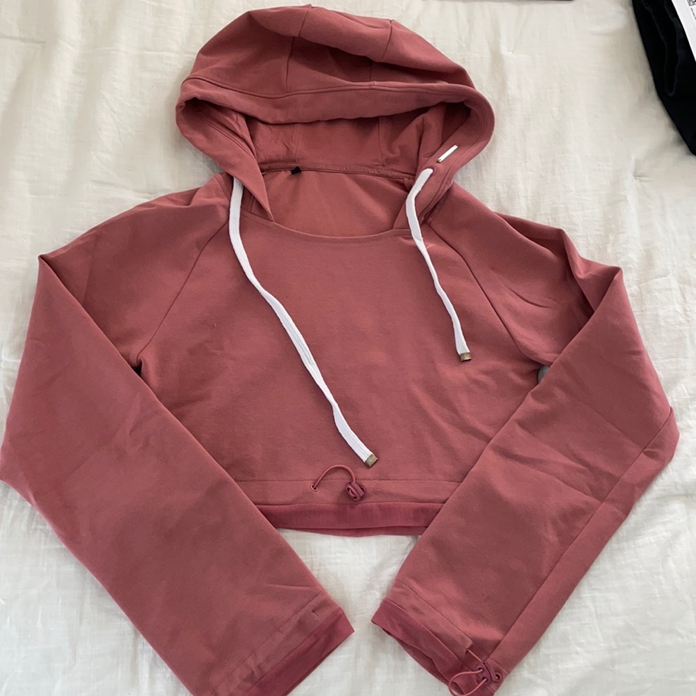 Whitney Simmons Gymshark cropped hoodie. Size S
